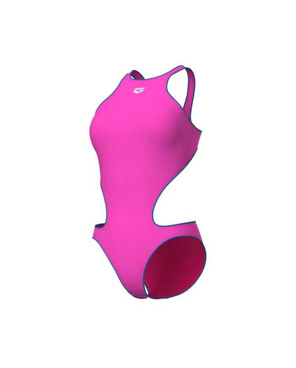 COSTUME ARENA DONNA ONE NEXT LOGO COSTUME INTERO PISCINA ROSA