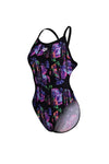 COSTUME ARENA DONNA INTERO PISCINA SPALLINA STRETTA FLOWER