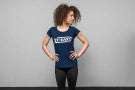 T-SHIRT MAGLIA DONNA XENIOS USA CROSSFIT WOMAN NERA NERA BLU GRIGIA