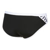 COSTUME ARENA UOMO SLIP NUOTO PISCINA BRIEF STRIPE NERO BIANCO - TOP LEVEL SPORT