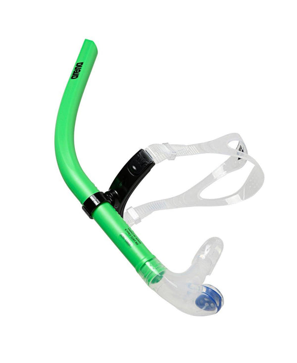 TUBO FRONTALE ARENA SWIM SNORKEL 3 BOCCAGLIO NUOTO PINNATO VERDE - TOP LEVEL SPORT
