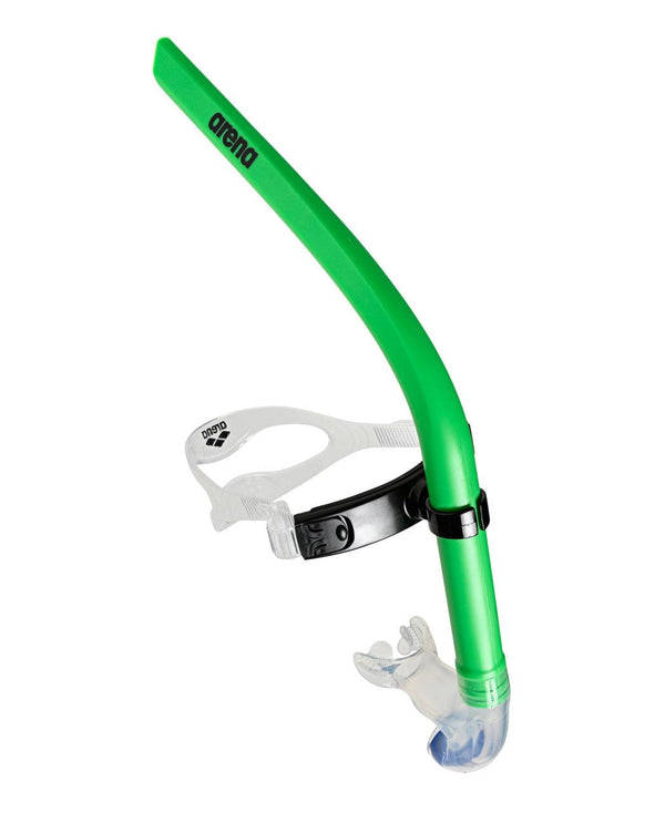 TUBO FRONTALE ARENA SWIM SNORKEL 3 BOCCAGLIO NUOTO PINNATO VERDE - TOP LEVEL SPORT