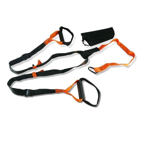 SUSPENSION TRAINING SET TRX TOORX FASCE ALLENAMENTO FITNESS CROSSFIT WORKOUT - TOP LEVEL SPORT