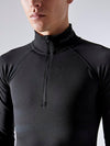 MAGLIA TERMICA CRAFT UOMO MANICA LUNGA ACTIVE INTENSITY ZIP NERA - TOP LEVEL SPORT