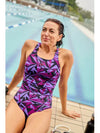 COSTUME DONNA PISCINA SPEEDO NUOTO INTERO FANTASIA HYPERBOOM - TOP LEVEL SPORT