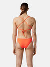 COSTUME 2 PEZZI DONNA AKRON NUOTO PISCINA BIKINI TRIANGOLO ARANCIONE - TOP LEVEL SPORT