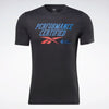 T-SHIRT REEBOK CROSSFIT MAGLIA UOMO WOD CLASSIC LOGO NERA - TOP LEVEL SPORT