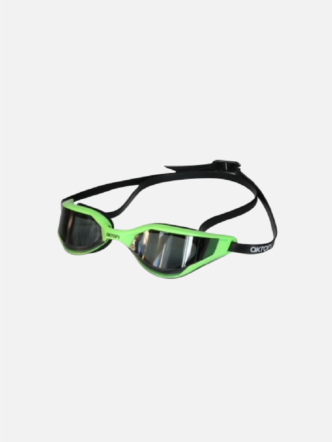 AKRON EAGLE COMPETITION GOGGLES LENS SWIMMING POOL GREEN