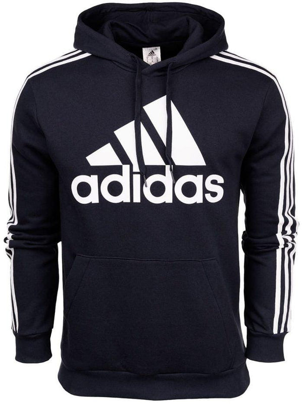 FELPA TUTA ADIDAS ESSENTIALS ORIGINALS UOMO CAPPUCCIO BLU SCURO - TOP LEVEL SPORT