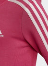 FELPA TUTA BIMBA ADIDAS LOGO BAMBINA JUNIOR HOODIE ROSA - TOP LEVEL SPORT