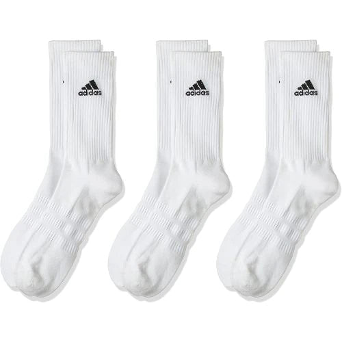 CALZE ADIDAS TRIPLA CUSHIONED SOCKS CALZA CROSSFIT 3 PAIA BIANCA - TOP LEVEL SPORT