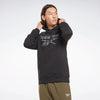 FELPA REEBOK CROSSFIT UOMO CAPPUCCIO TUTA MAN HOODIE NERA - TOP LEVEL SPORT