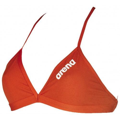 COSTUME BIKINI ARENA 2 PEZZI TRIANGOLO DONNA PISCINA NUOTO ROSSO - TOP LEVEL SPORT