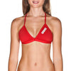 COSTUME BIKINI ARENA 2 PEZZI TRIANGOLO DONNA PISCINA NUOTO ROSSO - TOP LEVEL SPORT