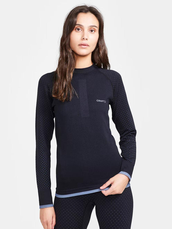 MAGLIA TERMICA CRAFT DONNA MANICA LUNGA ADV WARM INTENSITY NERA - TOP LEVEL SPORT