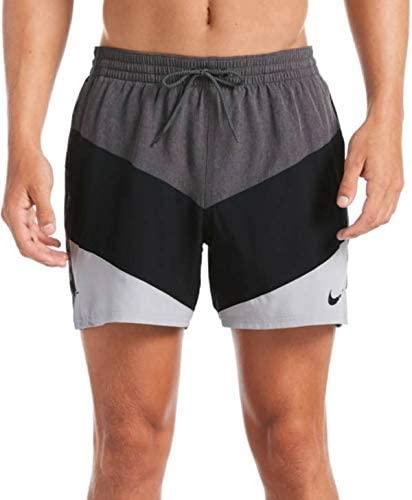 BOXER MARE NIKE COSTUME UOMO NUOTO PISCINA COSTUMI NERO GRIGIO - TOP LEVEL SPORT
