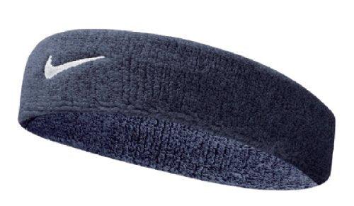 FASCIA FRONTE NIKE SPUGNA DRY FIT SWOOSH FASCETTA FASCE TESTA BLU - TOP LEVEL SPORT