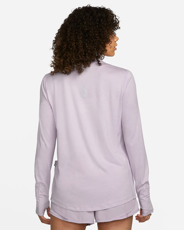 MAGLIA MANICA LUNGA GIACCA RUNNING NIKE OUTDOOR DONNA LILLA - TOP LEVEL SPORT