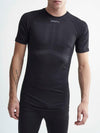 MAGLIA TERMICA CRAFT UOMO MANICA CORTA ACTIVE INTENSITY, BLACK/ASPHALT - TOP LEVEL SPORT