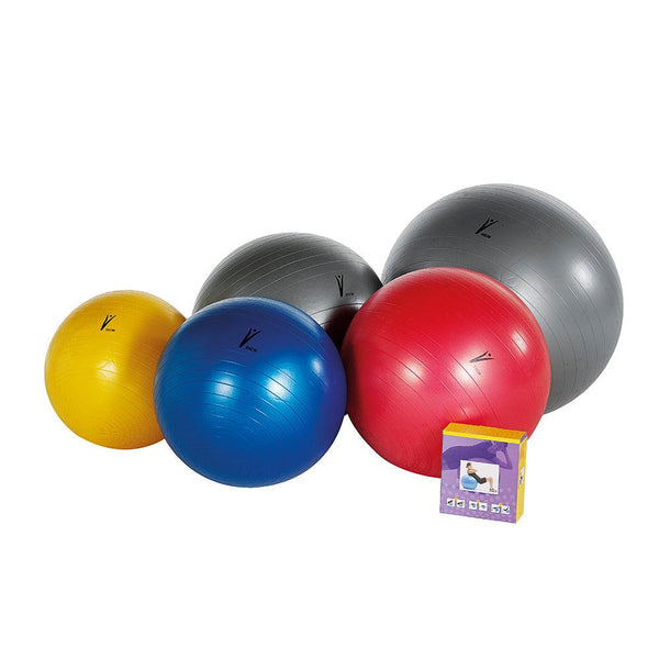 PALLA DA GINNASTICA PSICOMOTORIA GYM BALL SCHIAVI 55cm 65cm 75cm 85cm FITBALL - TOP LEVEL SPORT