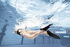 PINNE ARENA POWERFIN SWIM PINNETTE PISCINA NUOTO PINNATO NERO - TOP LEVEL SPORT