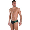 COSTUME SPEEDO ENDURANCE + UOMO SLIP NUOTO PISCINA NERO VERDE - TOP LEVEL SPORT