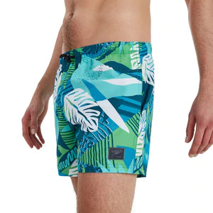 BOXER MARE SPEEDO COSTUME UOMO NUOTO PISCINA COSTUMI VERDE JUNGLE - TOP LEVEL SPORT