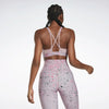 TOP REEBOK BRA LUX FITNESS SPORTS DONNA CROSSFIT SAFARI ROSA - TOP LEVEL SPORT