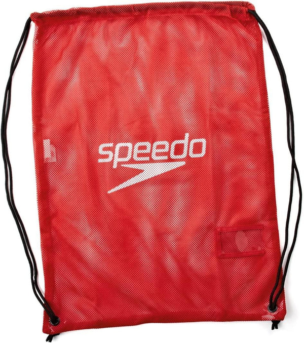 SACCA RETATA SPEEDO BORSA PISCINA TEAM MESH PORTA PINNE NUOTO - TOP LEVEL SPORT
