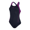 COSTUME PISCINA SPEEDO DONNA INTERO HYPERBOOM NAVY - TOP LEVEL SPORT