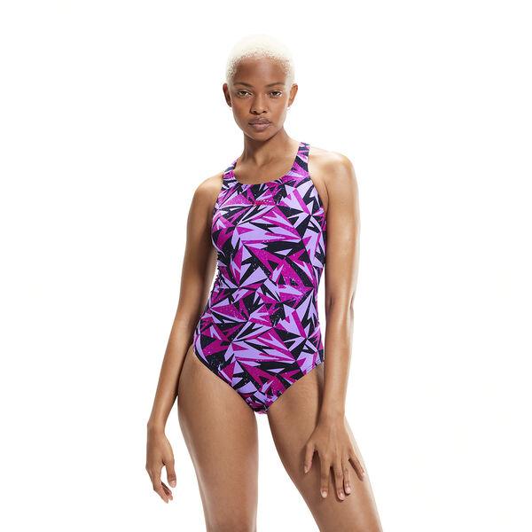 COSTUME DONNA PISCINA SPEEDO NUOTO INTERO FANTASIA HYPERBOOM - TOP LEVEL SPORT
