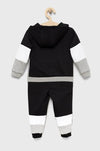 TUTA BIMBO BIMBA ADIDAS BAMBINO JUNIOR HOODIE BIANCO NERA - TOP LEVEL SPORT