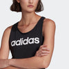 CANOTTA DONNA ADIDAS WOMAN TANK TOP NERA LOGO BIANCO - TOP LEVEL SPORT