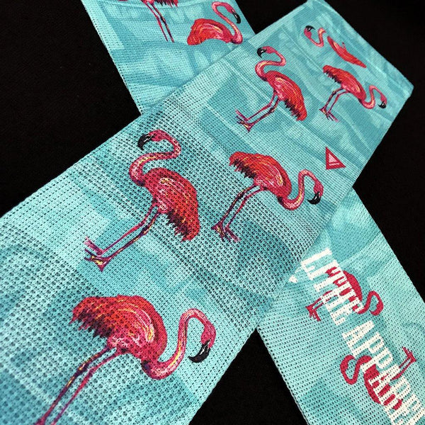 CALZE LITHE FLAMINGO PARADISE RUNNING BIKE CROSSFIT SOCKS - TOP LEVEL SPORT