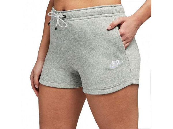 SHORTS NIKE PRO WOMAN PANTALONCINO CORTO PALESTRA DONNA GRIGIO - TOP LEVEL SPORT