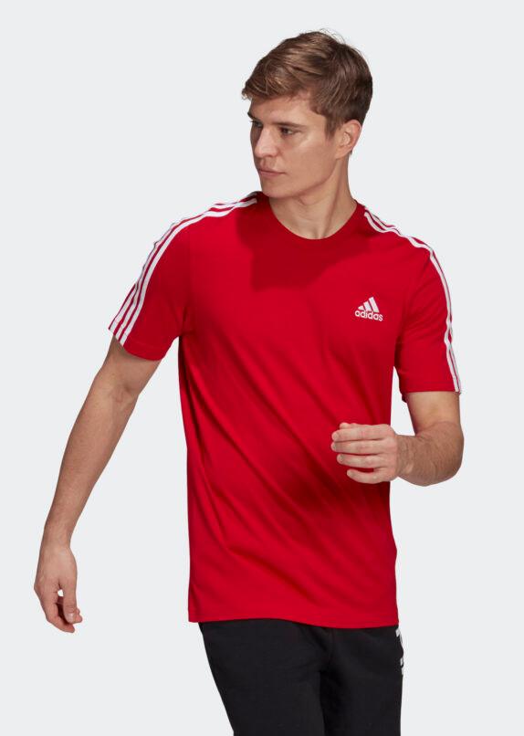 T-SHIRT ADIDAS UOMO MAGLIA FUNCTIONAL TRAINING FITNESS ROSSA - TOP LEVEL SPORT