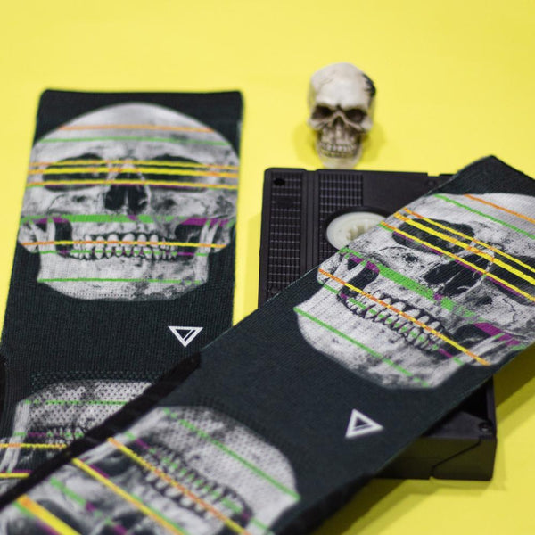 CALZE LITHE X-RAY SKULL CROSSFIT - Altezza metà tibia - RX SOCKS - TOP LEVEL SPORT