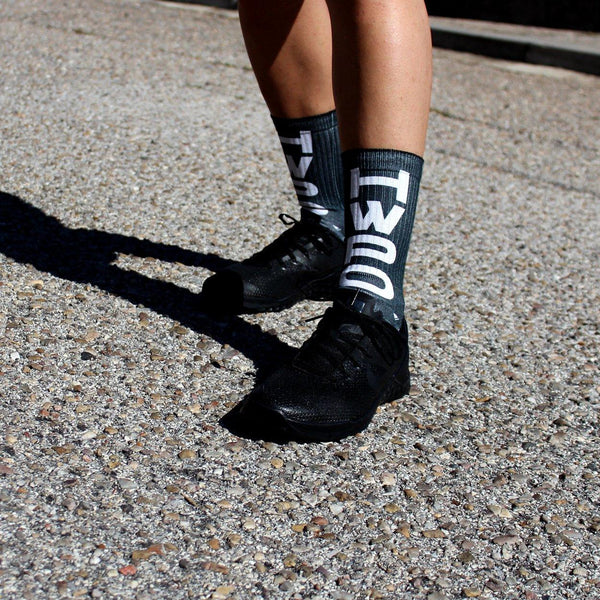 CALZE LITHE HWPO CROSSFIT RX SOCKS TRAINING NERA FRASER - TOP LEVEL SPORT