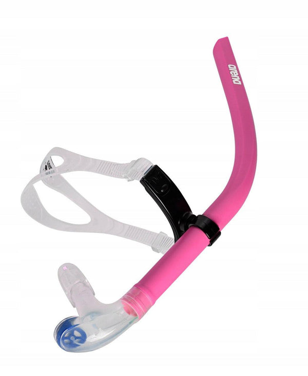 TUBO FRONTALE ARENA SWIM SNORKEL 3 BOCCAGLIO NUOTO PINNATO ROSA - TOP LEVEL SPORT