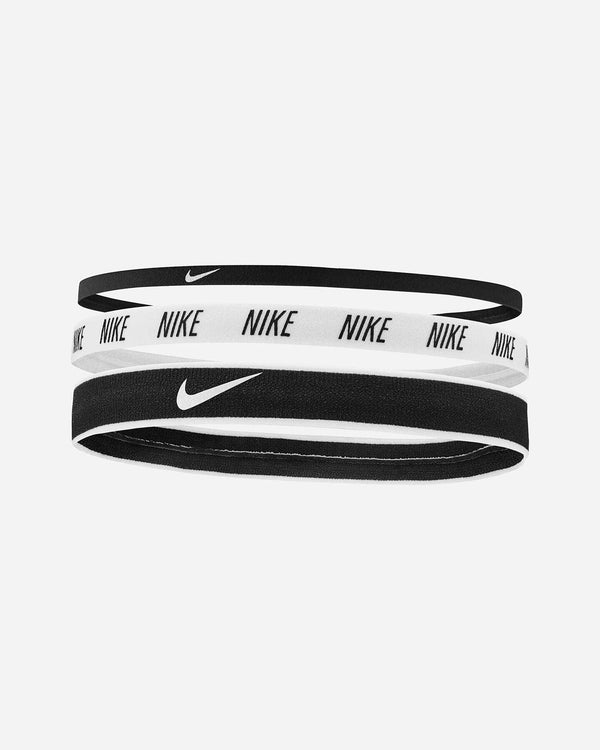 FASCE PER CAPELLI NIKE USA KIT 3 PEZZI BIANCO NERO BICOLOR FASCETTE - TOP LEVEL SPORT