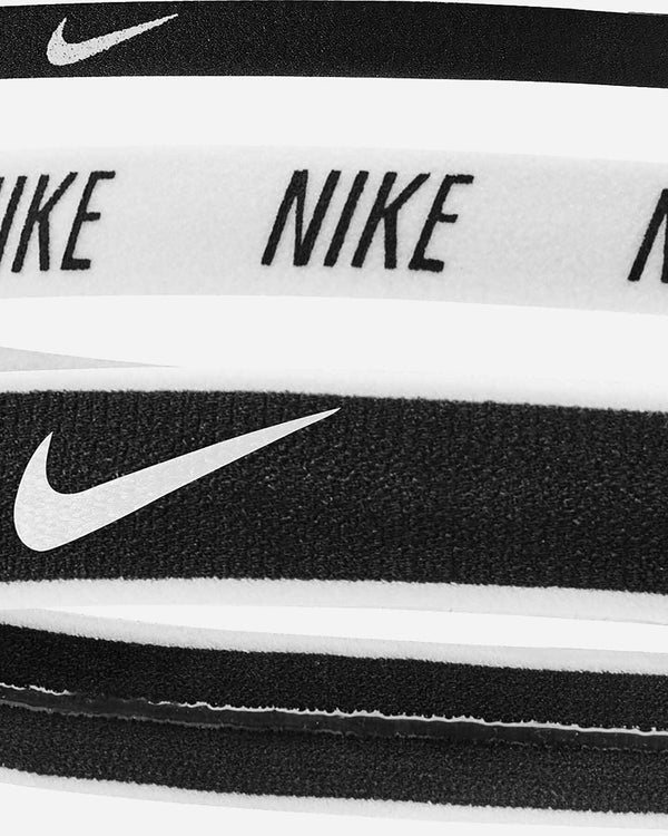 FASCE PER CAPELLI NIKE USA KIT 3 PEZZI BIANCO NERO BICOLOR FASCETTE - TOP LEVEL SPORT