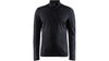 FELPA CRAFT TRAINING TERMICA UOMO HOODIE CON ZIP NERO - TOP LEVEL SPORT