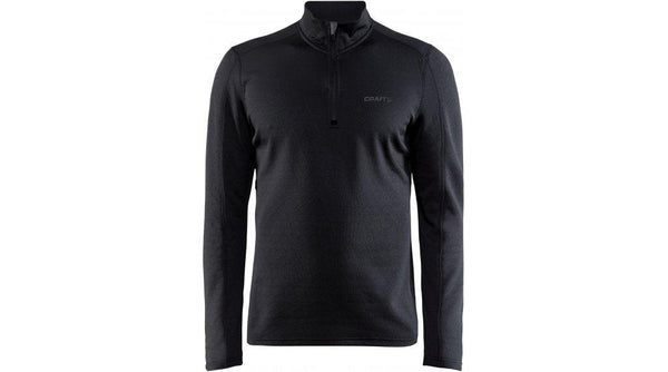FELPA CRAFT TRAINING TERMICA UOMO HOODIE CON ZIP NERO - TOP LEVEL SPORT