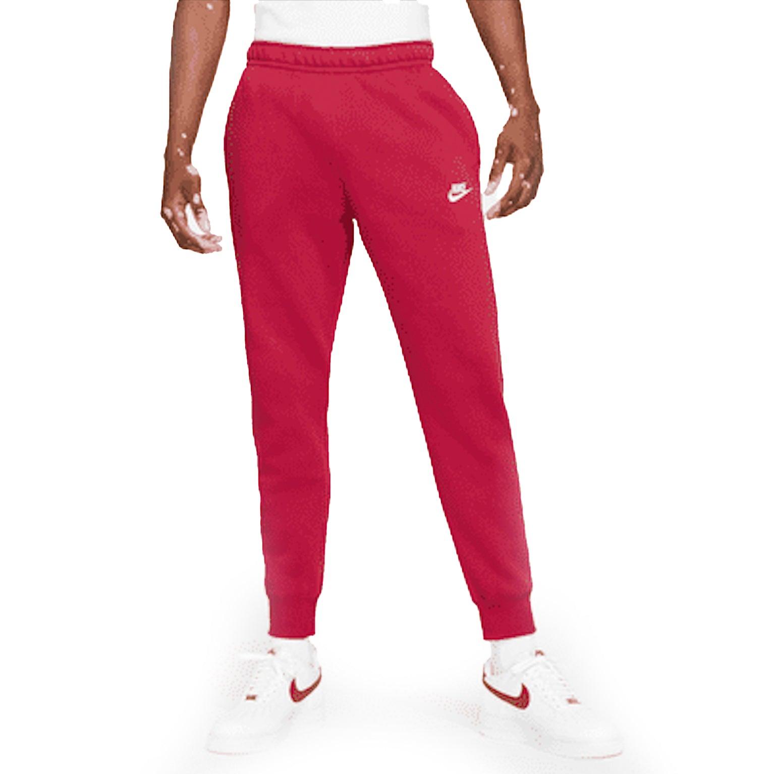 Nike club top red joggers