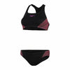 COSTUME BIKINI SPEEDO 2 PEZZI DONNA FASCIA PISCINA NUOTO NERO COLORATO - TOP LEVEL SPORT