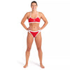 COSTUME BIKINI ARENA 2 PEZZI A FASCIA DONNA PISCINA NUOTO NERO - TOP LEVEL SPORT
