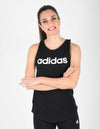 CANOTTA DONNA ADIDAS WOMAN TANK TOP NERA LOGO BIANCO - TOP LEVEL SPORT