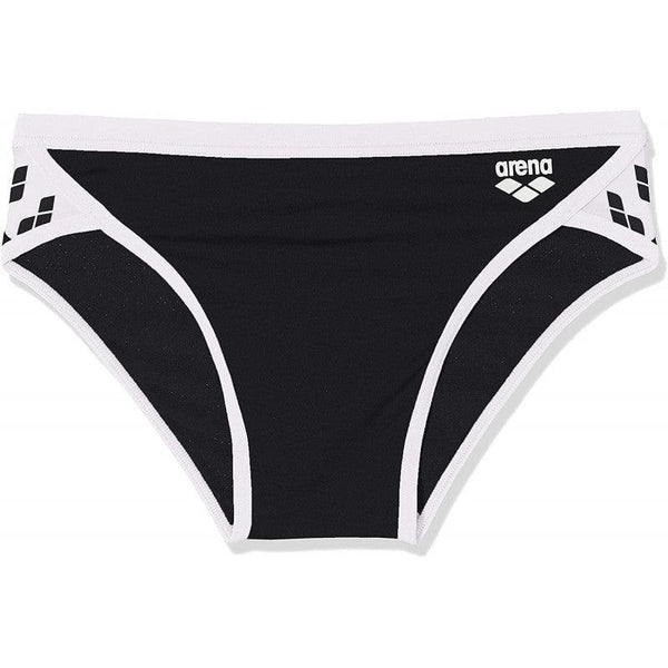COSTUME ARENA UOMO SLIP NUOTO PISCINA BRIEF STRIPE NERO BIANCO - TOP LEVEL SPORT