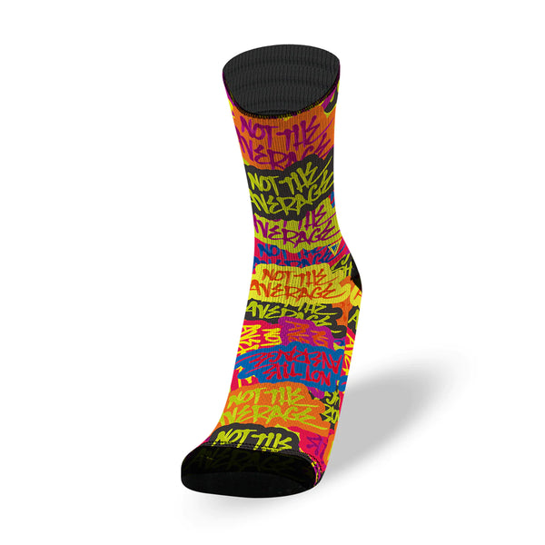 CALZE LITHE NOT THE AVERAGE RUNNING BIKE CROSSFIT WOD WORKOUT SOCKS - TOP LEVEL SPORT
