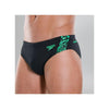 COSTUME SPEEDO ENDURANCE + UOMO SLIP NUOTO PISCINA NERO VERDE - TOP LEVEL SPORT